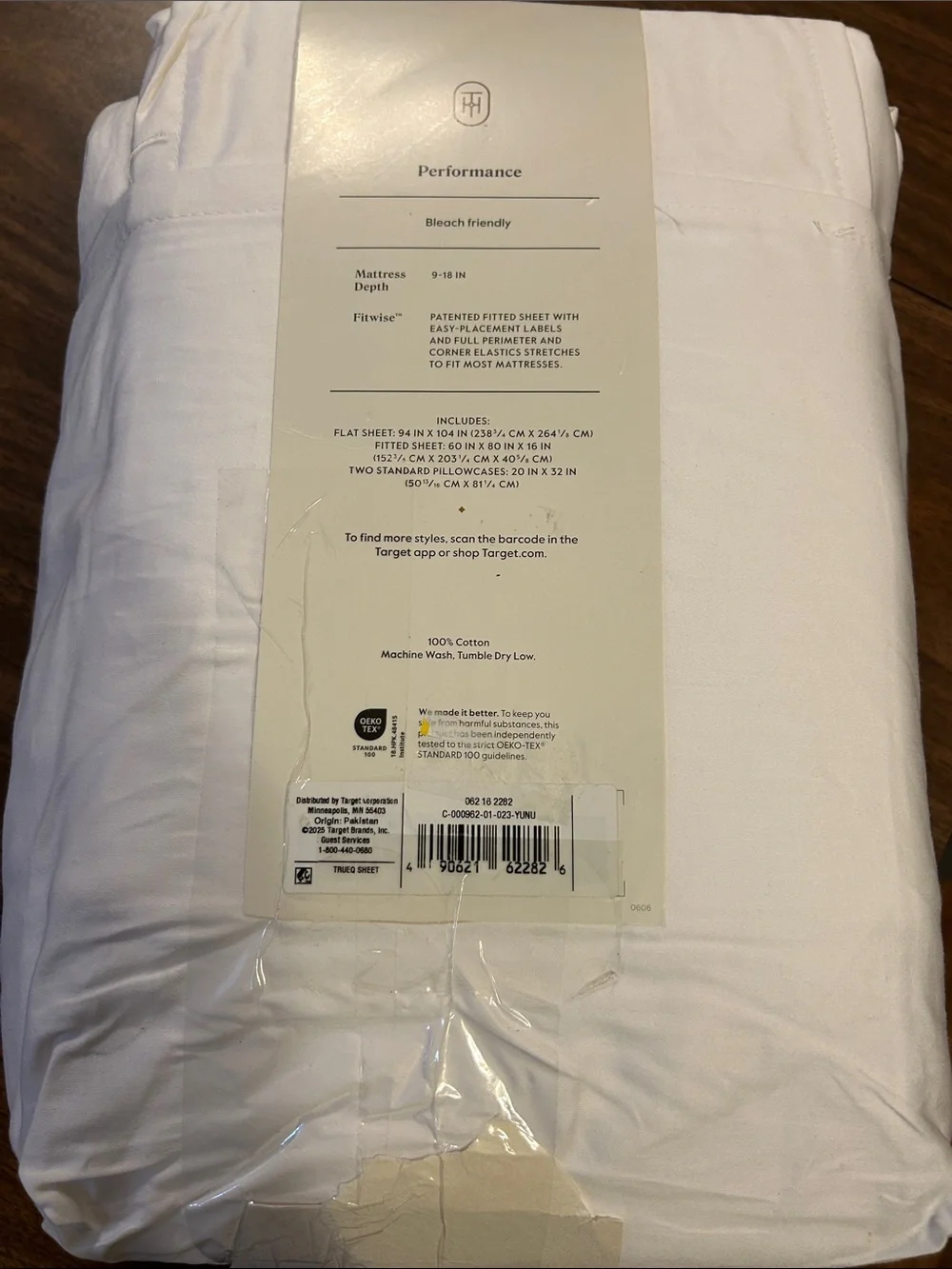 Threshold White Performance Sheet Set - Queen